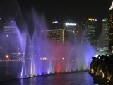 Lasershow at Marina Bay