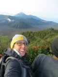 Uitzicht op Bromo en omgeving