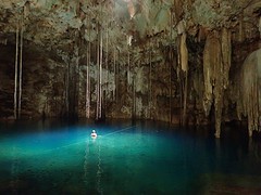 Zwemmen in de X'keken Cenote