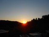 28) zonsopgang vanuit ons huisje