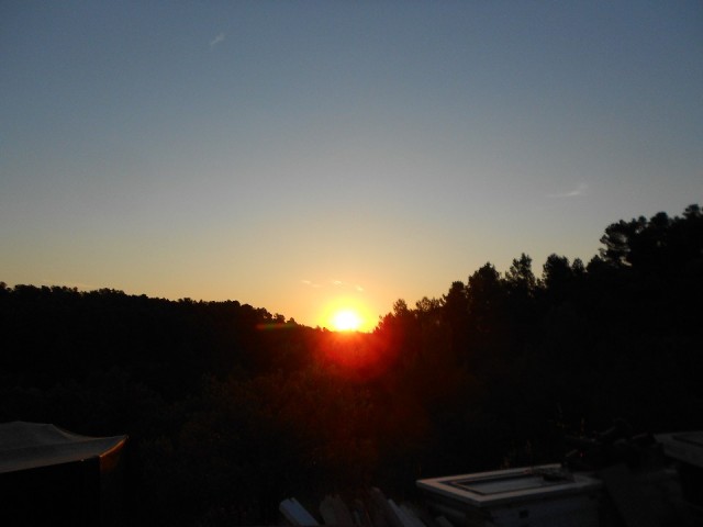 28) zonsopgang vanuit ons huisje