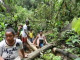tocht naar waterval San Cipriano