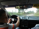 een 12-jarige taxichauffeur....