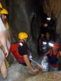 glijbaantje bij caving