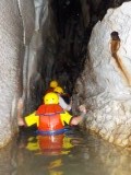 caving