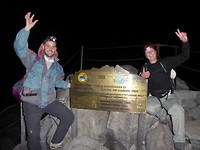 Top van Mount Kinabalu gehaald!