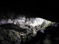 Clear water cave