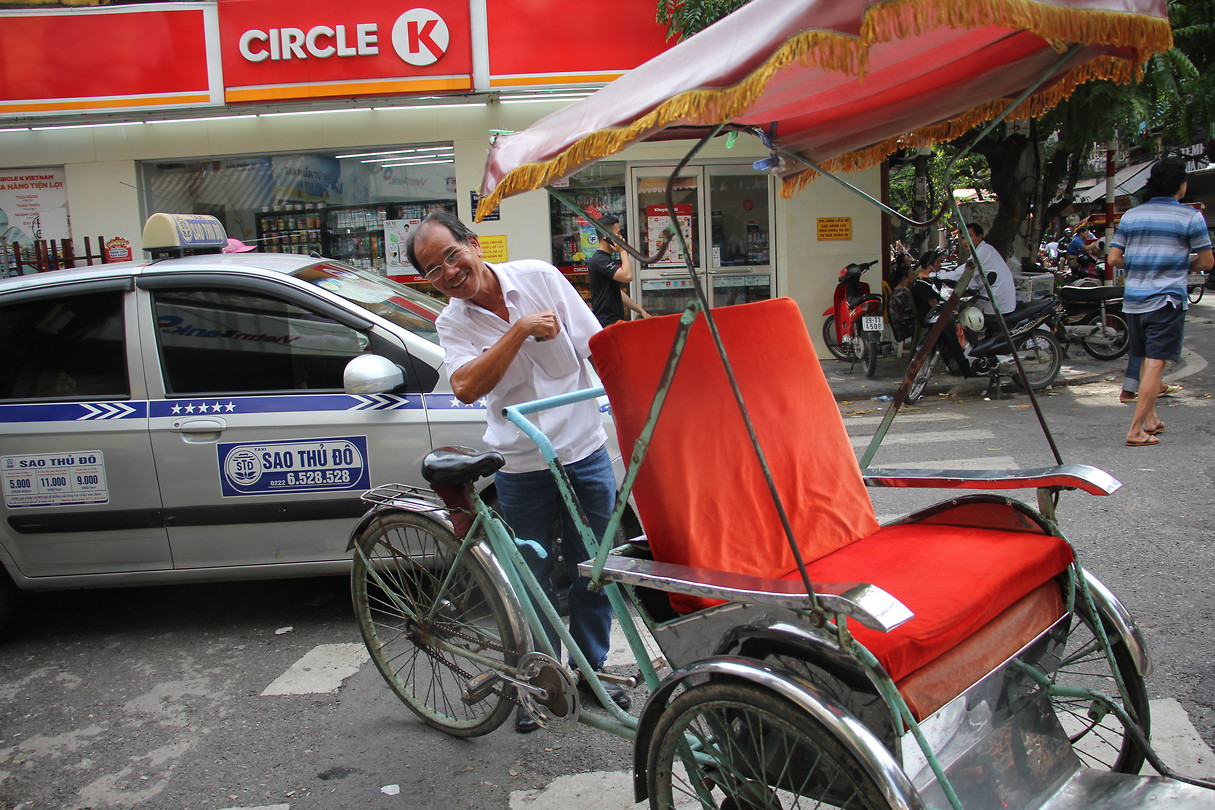 Bestuurder van de cyclo