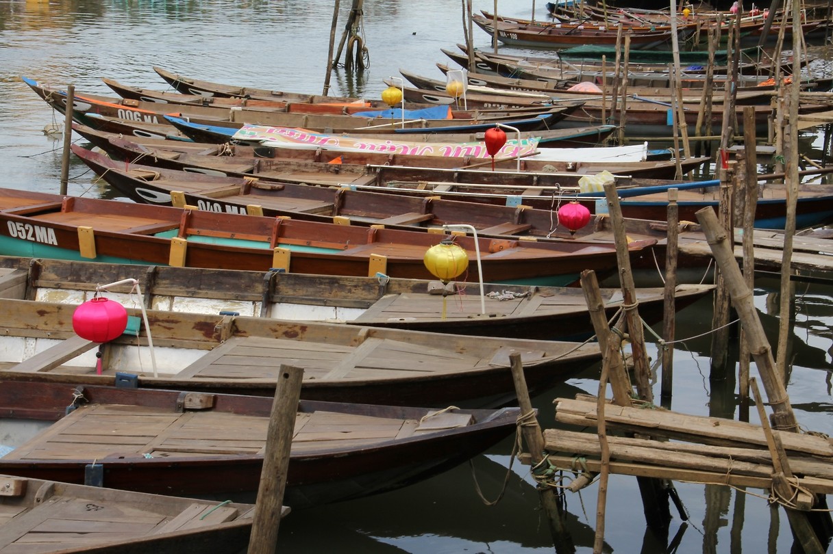 De bootjes nu in rust