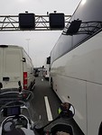 Door de file