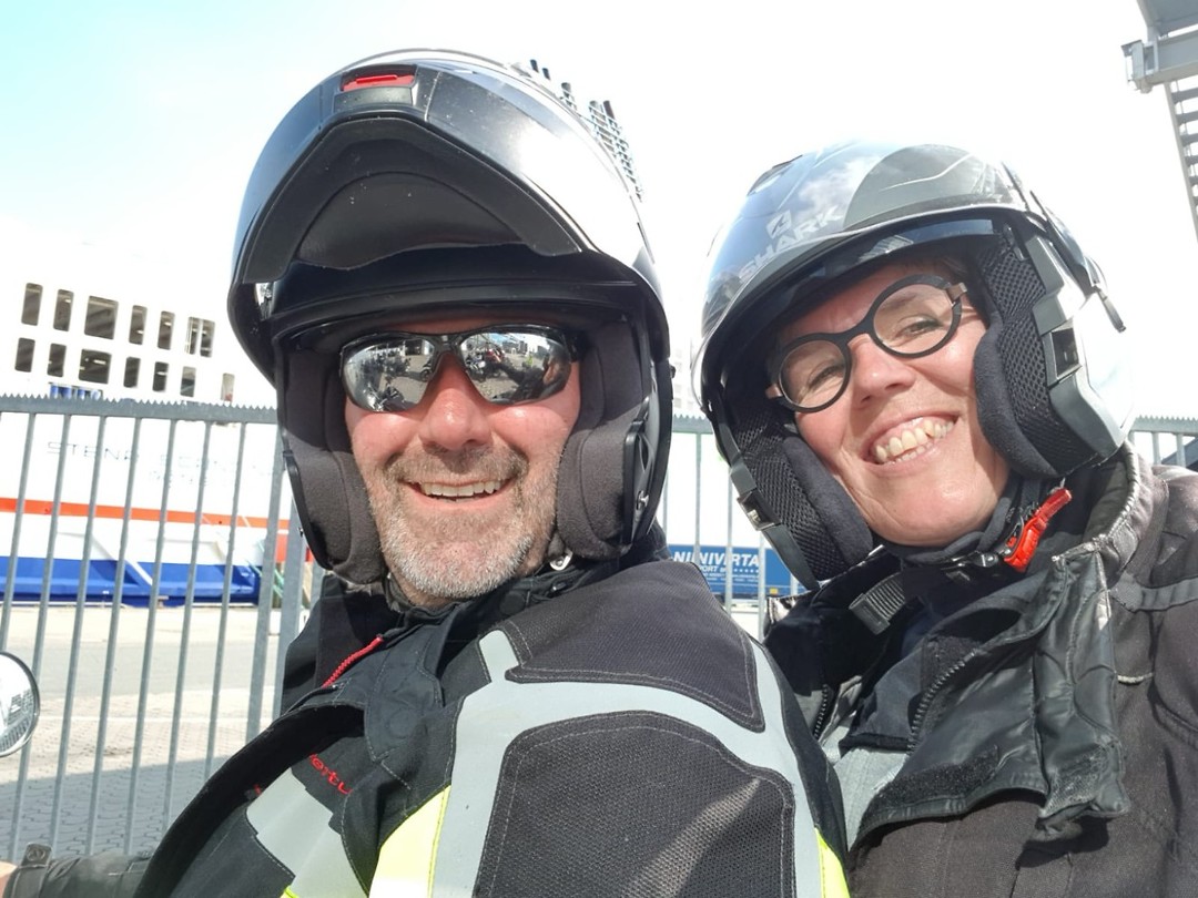 Aangekomen in Kiel bij de Ferry