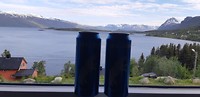 2 koude biertjes in onze kamer met dit uitzicht