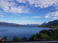 Uitzicht vanuit de kamer.
