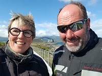 Atlantic Road met de hoge brug tussen ons in