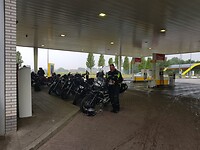 Schuilen voor de regen