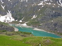 Stuwmeer op Grossglockner