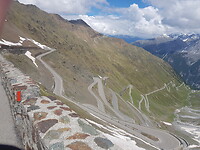 De haarspeldbochten van de Stelvio