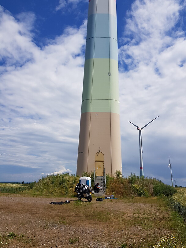 De windmolen paste niet helemaal