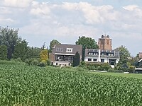 Lunch in Rumpt en daarna zwaaien naar ze op balkon.