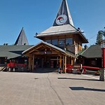 Op de poolcirkel bij santa claus