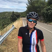 Fietsroute langs kust