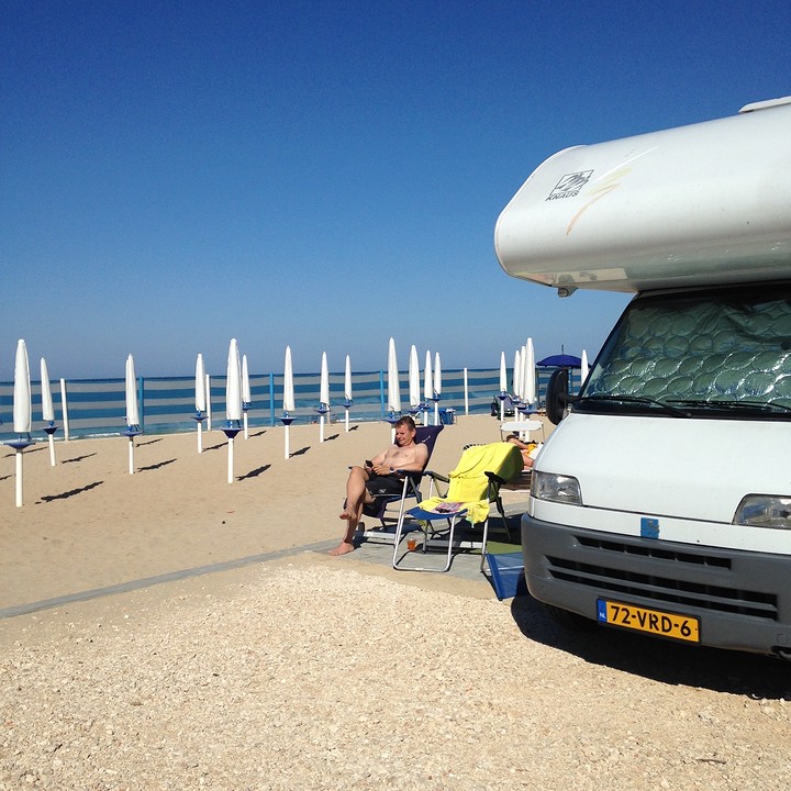 Lekker chill aan het strand