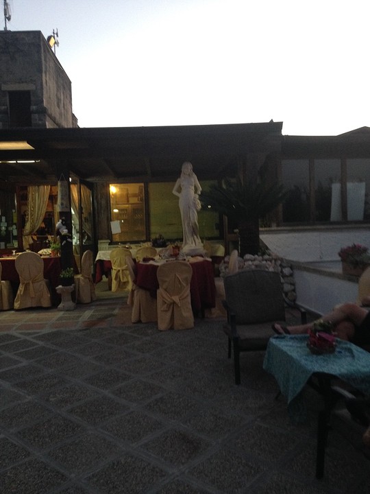 Hapje op,terras b&b