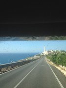 Kustweg laatste bocht naar Santa Maria Di Leuca