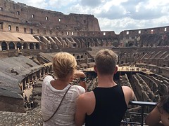 Mooi overzicht op het Colosseum