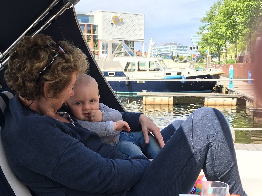 Meesje aan boord. Zal 'm missen!!