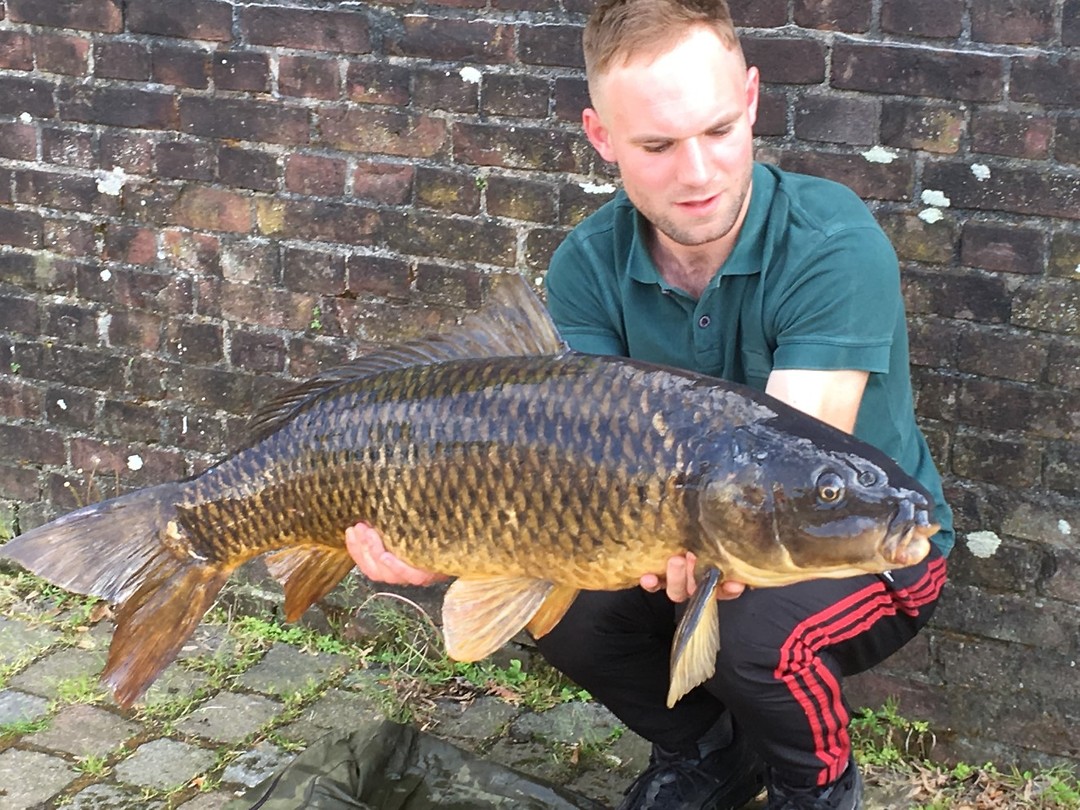 gevangen Karper in het Basin; 15,6 kilo zwaar, Danny, zitten deze ook in de Thorbeckegracht??