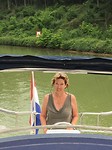 de stuurvrouw bij alle sluizen