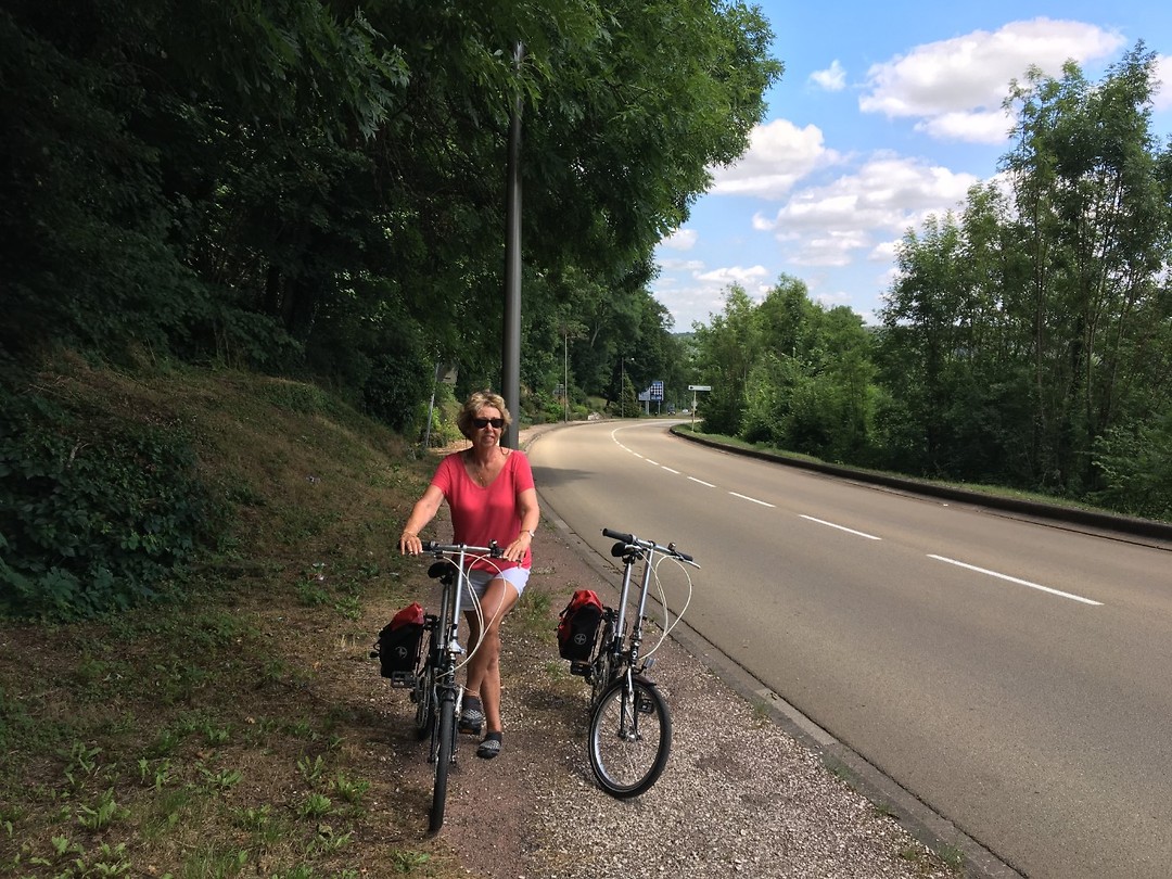 Samen op de fiets naar Chaumont, een hele en hete klim