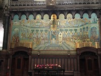 nog een muurschildering in de Basilique