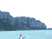 De mooie oevers van de Rhone tussen Tournon-sur-Rhone en Bollene