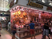 Met lekkere hammen