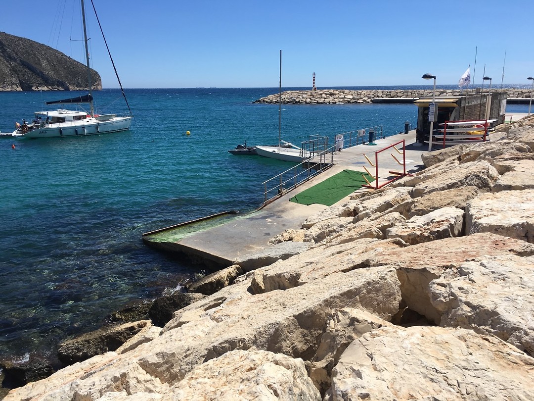 ankerplaats bij Moraira