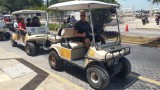 Met de golfkar Isla Mujeres verkennen