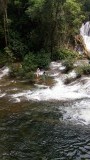 Ik ging met de Maya gids naar de waterval