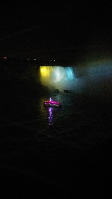 Niagara Falls by night