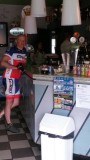 Johan besteld cappuccino en thee