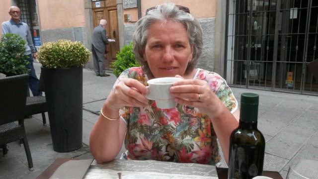 Lekker aan de thee in  citta di in Castello