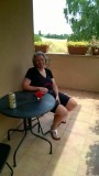 Op het balkon
