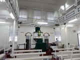 rust en vrede kerk binnen kansel