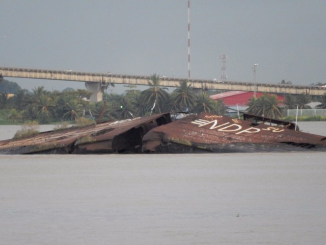 gezonken tanker