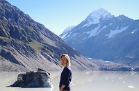 Simone voor Mt Cook