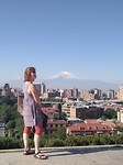 Uitzicht over de stad Yerevan