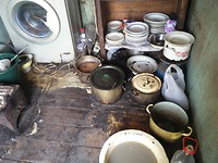 Keuken in container Familie Elena
