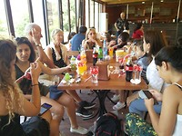 Eten in de dierentuin