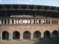 Detail voetbalstadion